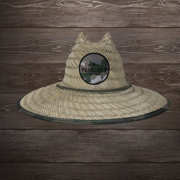 Paradise Camo Straw Lifegaurd Hat