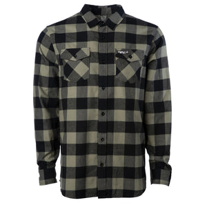 MotoCrew Flannel (Olive/Black)