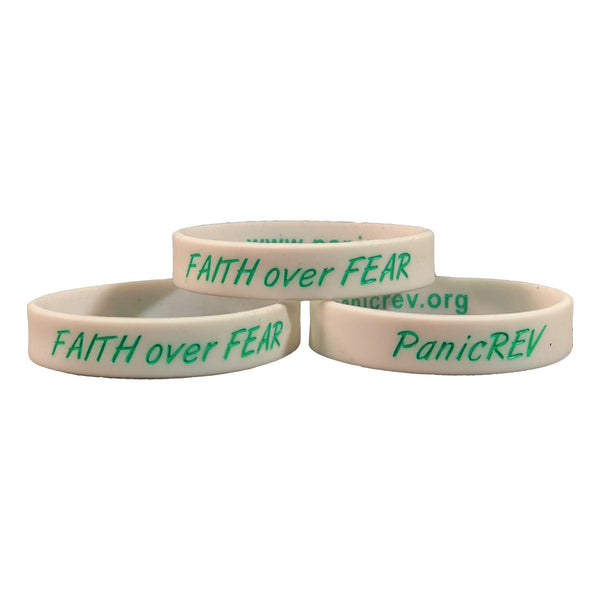 Faith Over Fear - Silicone Wristband