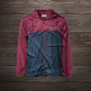Everyday Windbreaker (Navy/Maroon)