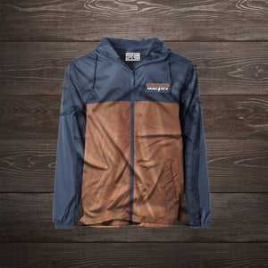 Everyday Windbreaker (Navy/Burnt Orange)